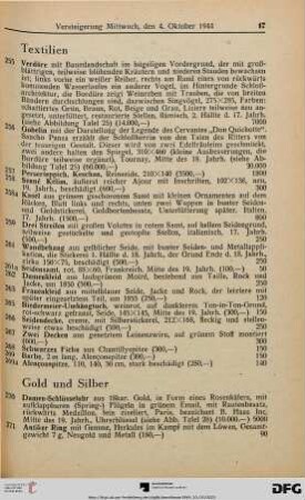 Gold und Silber (Nr. 270-343)