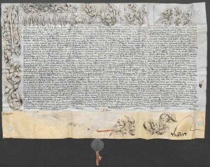 Litterae executoriales apostolicae des Grafen Clemens Joseph von Manderscheid-Blankenheim.