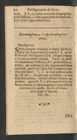 Dicondoglienza: ò risposta alla precedente.