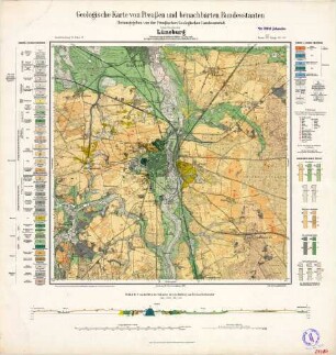 [2728] Lueneburg, Geologische Karte von Preußen und benachbarten Bundesstaaten