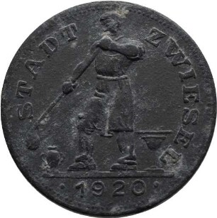 Münze / Notgeld, 5 Pfennig, 1920