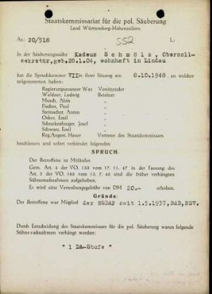 Schmölz, Kadeus