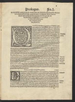 Incipit liber primus.