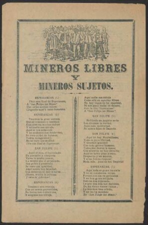 Mineros libres y mineros sujetos