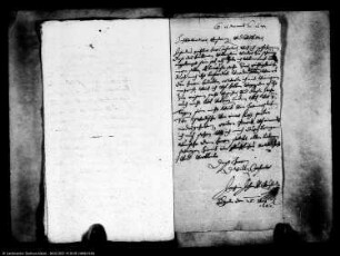 Minor- und Majorpräbende für Otto von Königsmarck