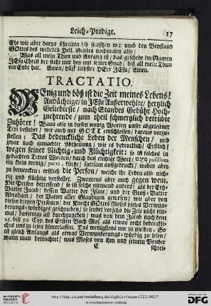 Tractatio