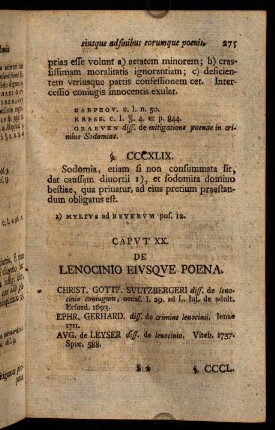 275-286, Caput XX. - Caput XXI.