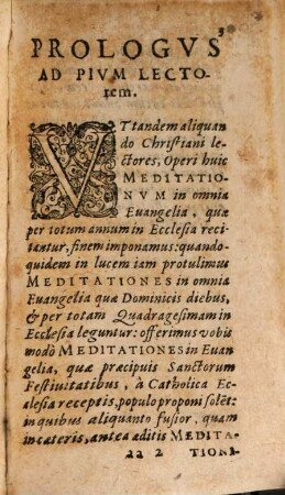 Meditationes In Evangelia. 3, Quae Per Totum Annum Festis SS. diebus in Ecclesia recitantur
