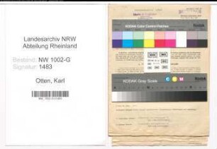 Entnazifizierung Karl Otten, geb. 15.10.1904 (Automechaniker)