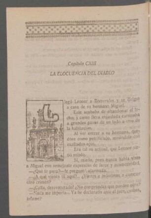 Capítulo CXIII - La elocuencia del diablo