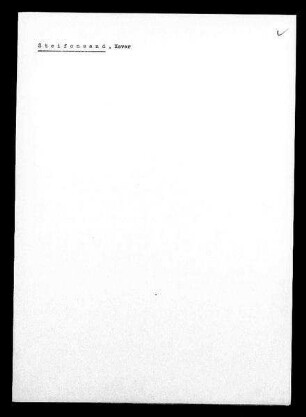 Steifensand (Steifensandt), Xaver - Kupferstecher 1874