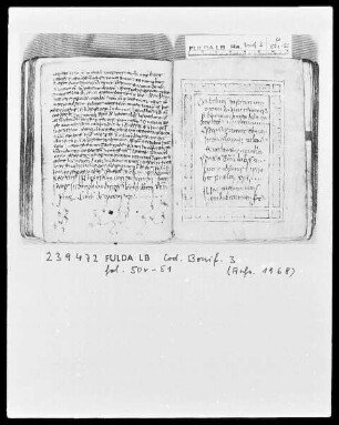 Cadmug-Evangeliar, aus dem Besitz des heiligen Bonifatius — ---, Folio 51 rectoTextblatt