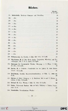 Bücher (Nr. 191-245)