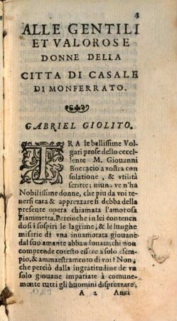 L' amorosa Fiammetta