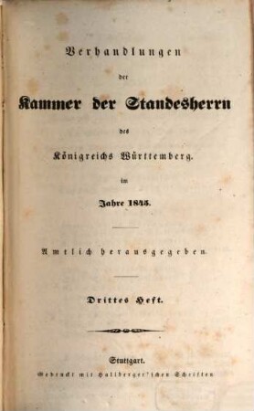 Verhandlungen der Württembergischen Kammer der Standesherren auf dem ... ordentlichen Landtage. 1845,3/4. - S. 862 - 1839