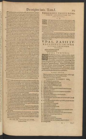 Udal. Zasii ... In Iuris Civilis Originem Scholia.