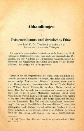 1-27 Existenzialismus und christliches Ethos, [1]