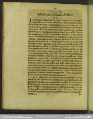 Caput VI. Methodum medendi delineat