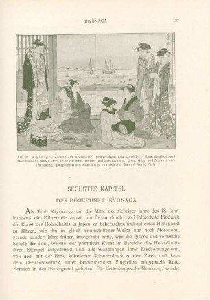 Sechstes Kapitel. Der Höhepunkt; Kyonaga