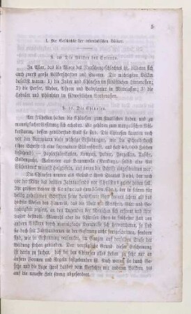 I. Die Geschichte der orientalischen Völker