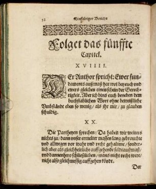 Folget das fünffte Capitel.