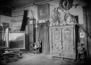Künstleratelier Konstantin Bauer (1852- ), Maler oberbayrischer und tiroler Landschaften
