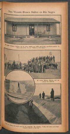 Don Vicente Blasco Ibáñez en Rio Negro - [Ilustración]