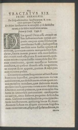 Tractatus XIX. Primi Sermonis.