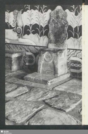 Palast von Knossos, Thronsaal