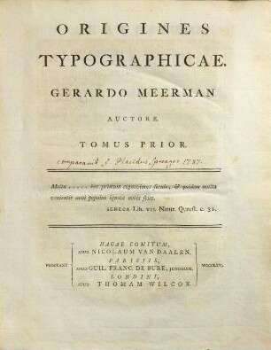 Origines Typographicae. 1