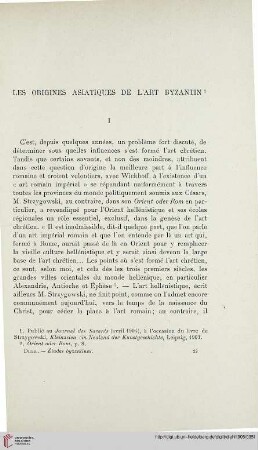 Les origines asiatiques de l’art byzantin