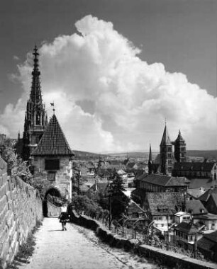 Esslingen am Neckar. Stadtteilansicht
