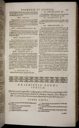Descriptio Regni Sveciae.