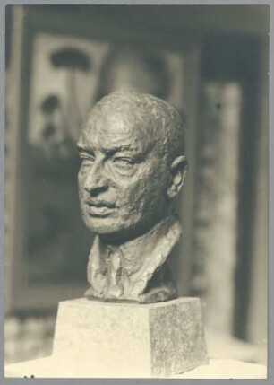 Porträt Heinrich Grünfeld, 1925, Bronze
