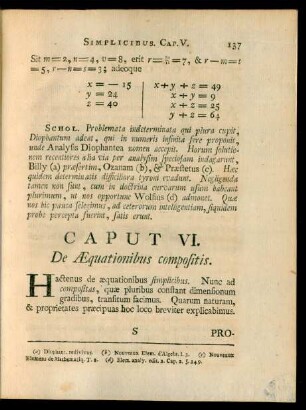 Caput VI. De Aequationibus compositis