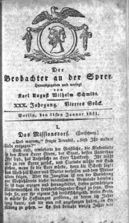 4. Stueck, 31. Januar 1831