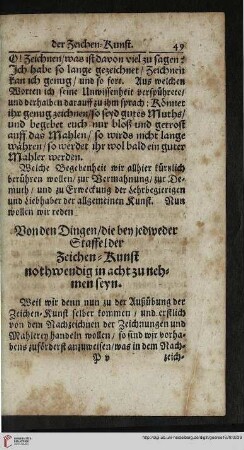 Von den ersten Anfaengen der Mahler=Kunst