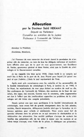 491-492, Allocution