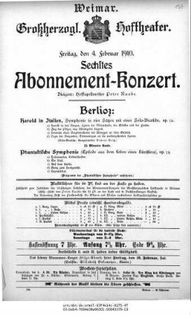 Abonnement=Konzert