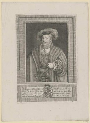 Bildnis des Wolfgangus Alberti III.