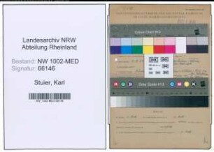 Entnazifizierung Karl Stuier , geb. 14.09.1904 (Arzt)