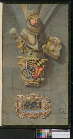 Neues Lusthaus, Konsolfigur