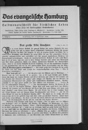 Das große stille Leuchten