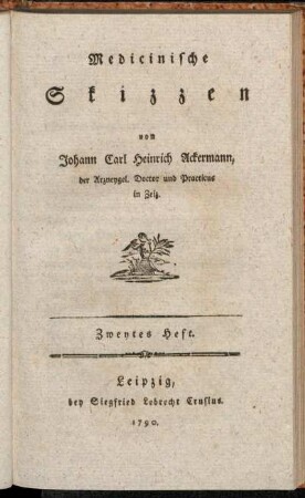 Heft 2: Medicinische Skizzen