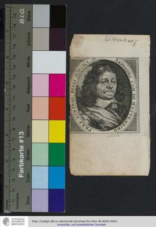 Arfriedus Com: De Wittemberg Præf: General: Belli Suecici