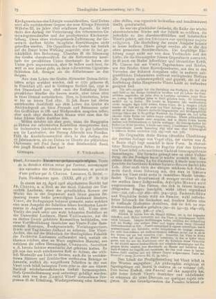 85-89 [Rezension] Vinet, Alexandre, Discours quelques sujets religieux. Tome I