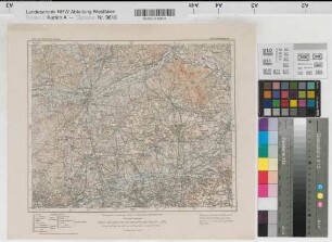 Deutsches Reich Karte des Deutschen Reiches Nr. 354 Recklinghausen 1901 1 : 100 000 28 x 34 Kartographische Abteilung der Preußischen Landesaufnahme Benkhausen