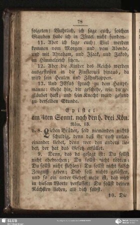 [Am vierten Sonntage nach den heiligen drey Koenigen]