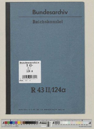 Reichsgebiet - Allgemeines: Bd. 3