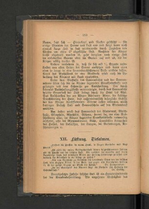 XII. Lüftung. Tiefatmen.